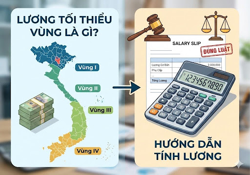Lương tối thiểu vùng là gì? Hướng dẫn tính lương đúng luật