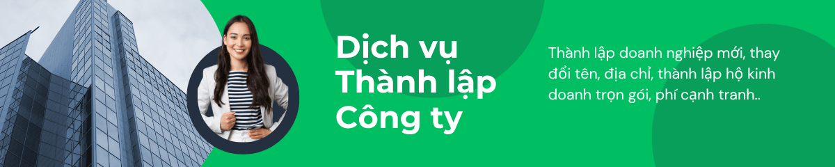 Banner thành lập công ty