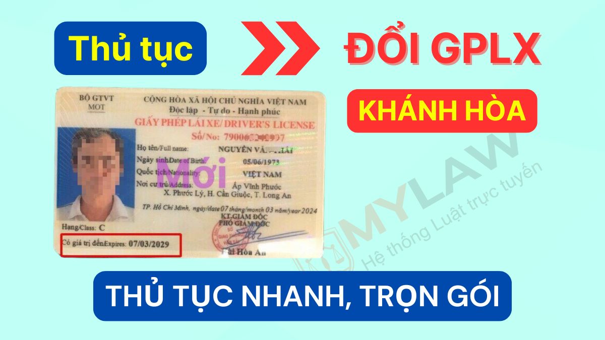 đổi gplx tại khánh hòa