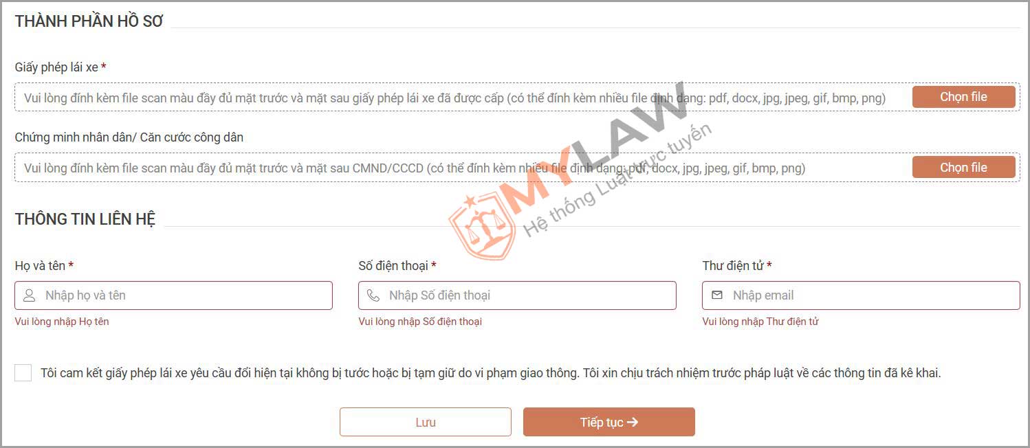 hướng dẫn đổi bằng lái xe trực tuyến 2025