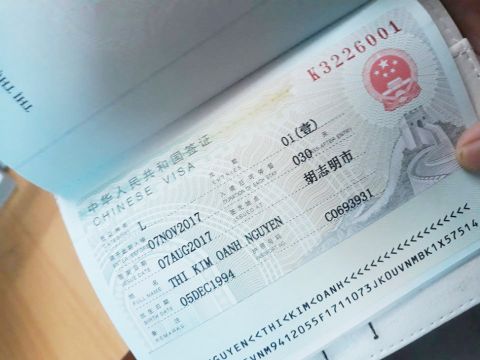 Làm Visa Trung Quốc khu vực phía Bắc